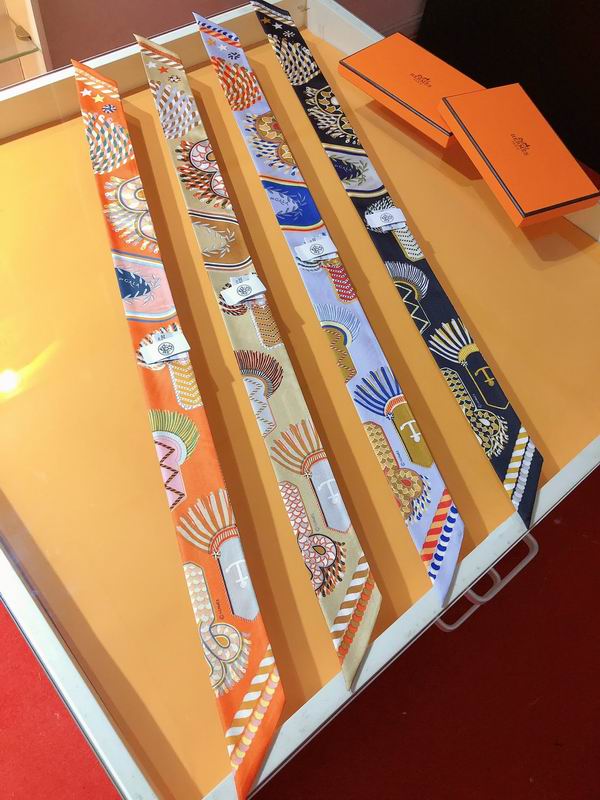 Hermes silk ribbon 5X86cm E011027